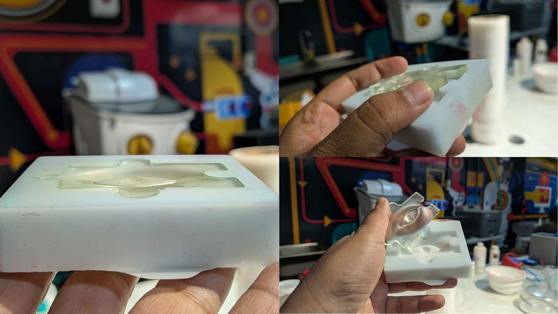 Removing cast from mold
